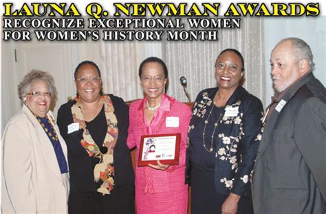 launa q newman awards recognize exceptional women for women s history month
