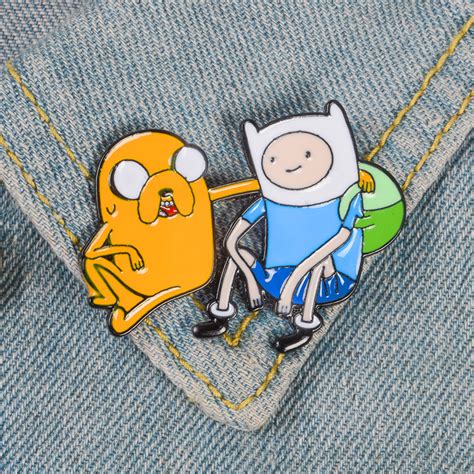 Pin Finn The Human Adventure Time Enamel Brooch Idolstore