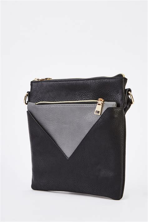 Faux Leather Square Crossbody Bag Just 7