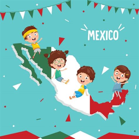 Frases de manuel belgrano, creador de la bandera argentina. Dibujos animados los niños mexicanos — Archivo Imágenes ...