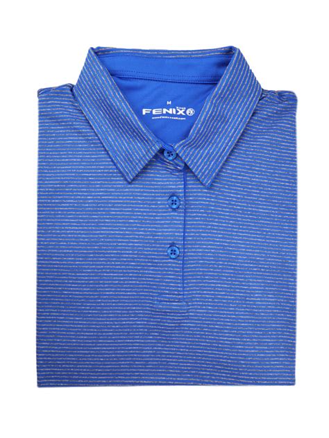 Matte Royal Blue Ladies Premium Short Sleeve Polo Shirt Fenix Xcell