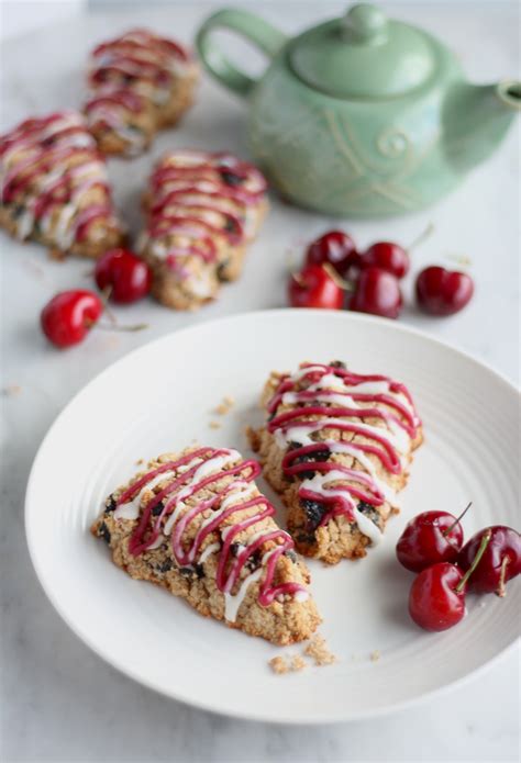 Paleo Frosted Cherry Scones Aip Fed And Fulfilled