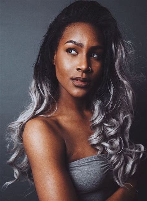 25 New Grey Hair Color Combinations For Black Women Hair Color For