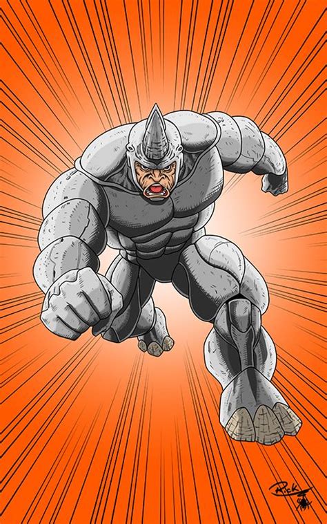 Rhino By Ricardocabrera On Deviantart In 2023 Marvel Rhino Marvel