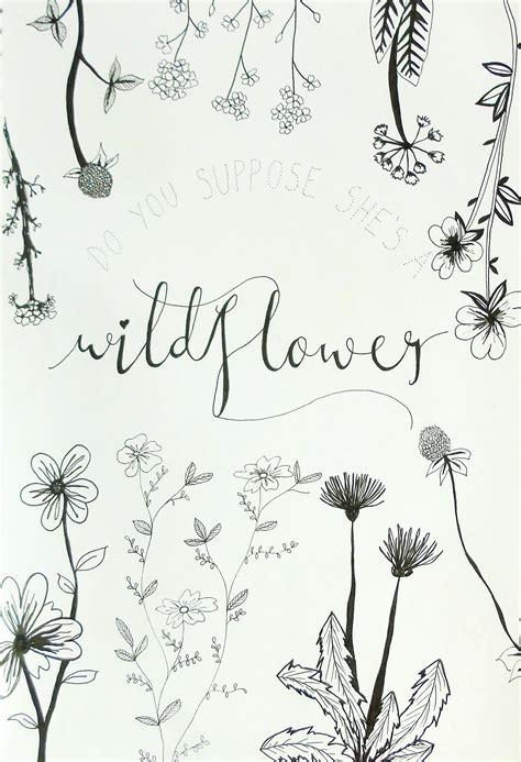 Alice In Wonderland Do You Suppose Shes A Wildflower Illustration