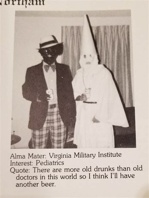 Virginia Gov Ralph Northam Admits He Posed In Yearbook Photo Showing