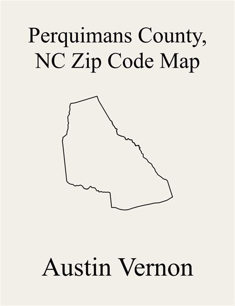 Perquimans County North Carolina Zip Code Map Includes Bethel Parkville Belvidere Hertford