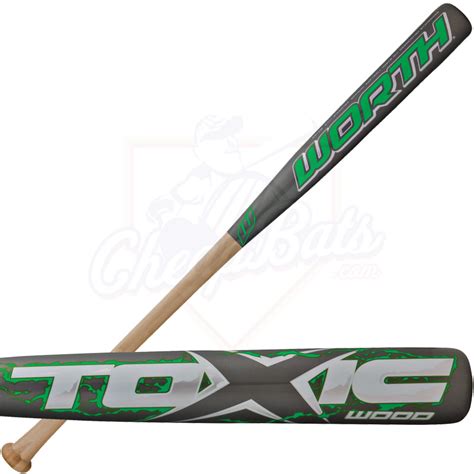 worth toxic wood asa slowpitch softball bat sbtwb