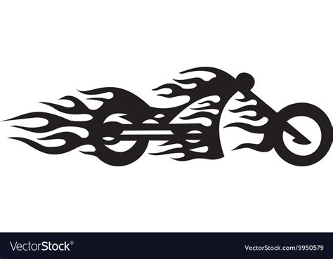 Motorcycle With Fire Svg Cut File Layered Svg Cut File All Free