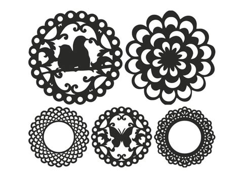Decorative Round Grille Dxf Downloads Files For Laser Cutting And
