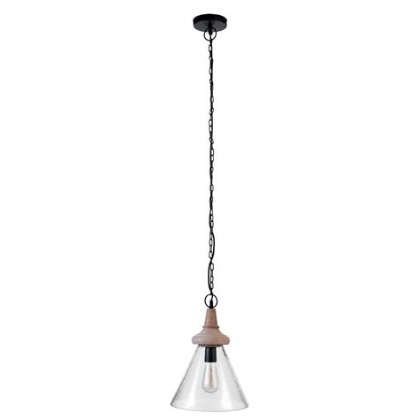 scandi style glass cone pendant light durham buyitdirect ie