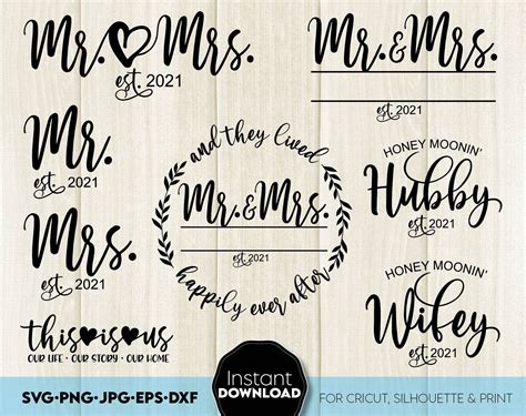 Art And Collectibles Drawing And Illustration Marriage Svg Instant Download