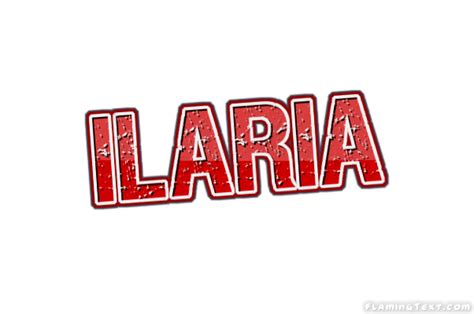 Ilaria Logo Herramienta De Diseño De Nombres Gratis De Flaming Text