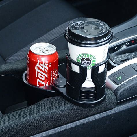 Universal Car Cup Holder 2in1 Dual Cup Mount Extender Organizer
