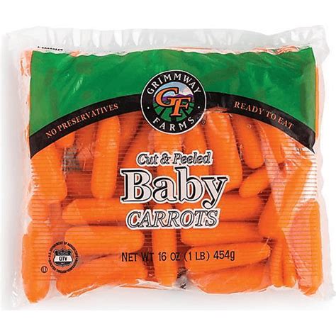 Baby Cut Carrots 1 Lb Bag Caseys Foods