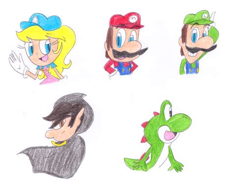 Mario Art Dumb Sketches And Colored By Jack Hedgehog On Deviantart