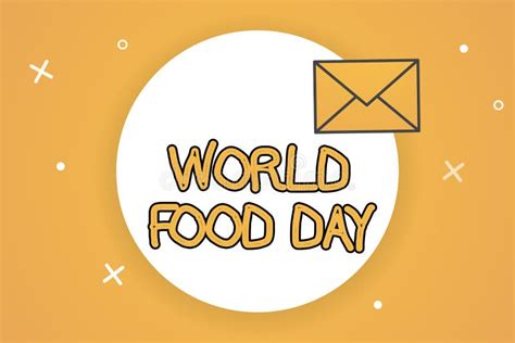 Handwriting Text World Food Day Concept Meaning World Day Of Action