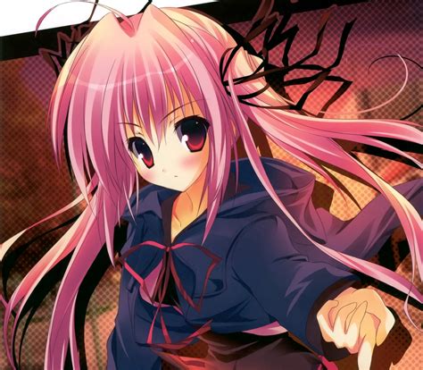 Download Red Eyes Twintails Blush Pink Hair Long Hair Anime Original Hd Wallpaper By Karory
