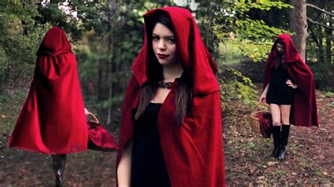 Diy Little Red Riding Hood Costume Youtube