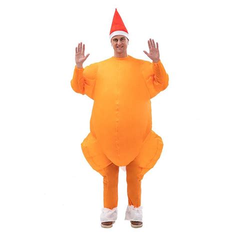 funny thanksgiving turkey inflatable suit costume