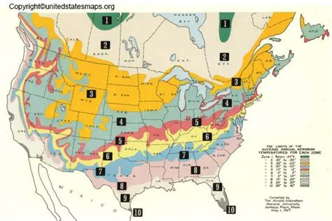 Us Planting Zone Map Map Of Usa Planting Zones