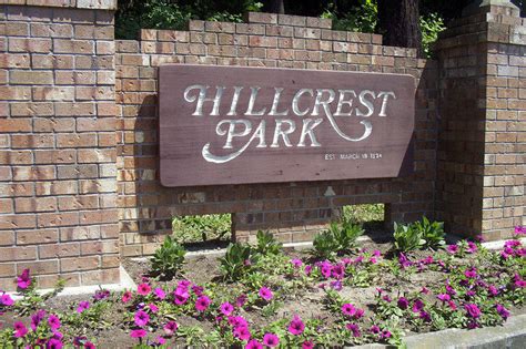 Mount Vernon Wa Hillcrest Park Sign Photo Picture Image