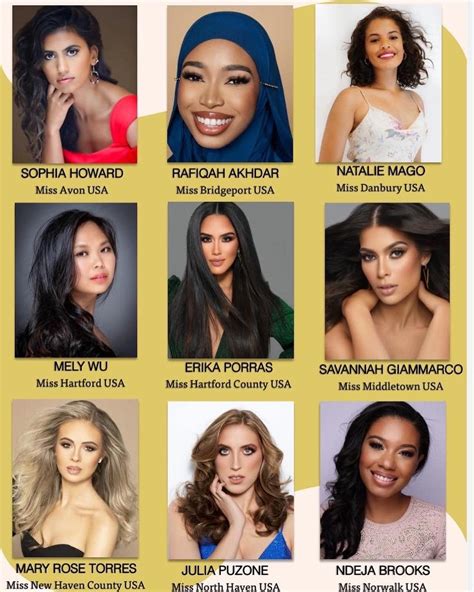 introducing our miss contestants miss connecticut usa