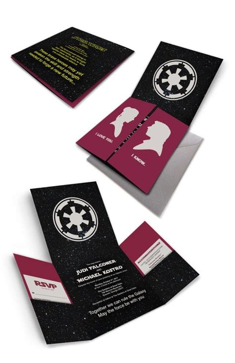 30 Inspiration Image Of Star Wars Wedding Invitations