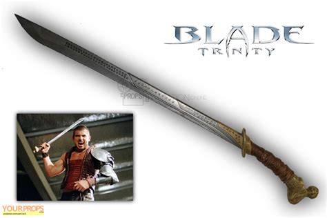 Blade Trinity Drake Sword Original Movie Prop