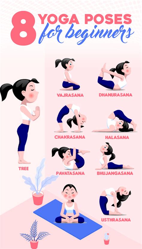 8 Yoga Poses For Beginner Yoga Poses For Beginners Yoga For