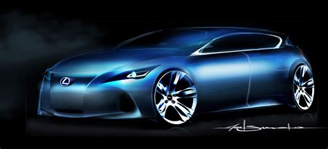 Lexus Lf Ch Concept Design Sketch Car Body Design