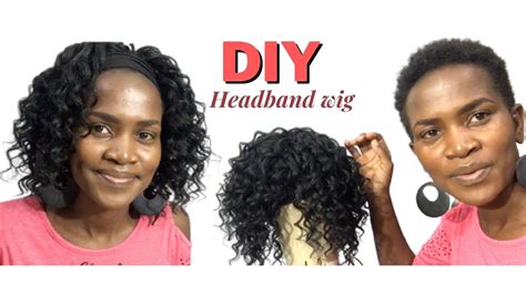 Grab N Go Wig How To Make Easy Diy Headband Crochet Wig Kima