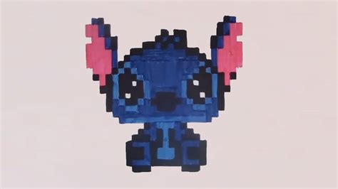 Cute Pixel Art Stitch