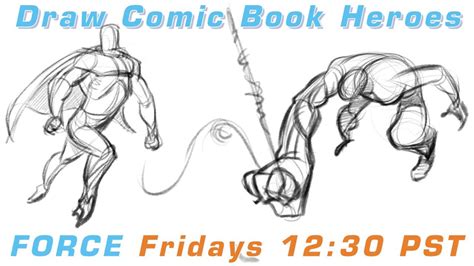 Learn To Draw Comic Book Heroes Force Friday 26 Youtube