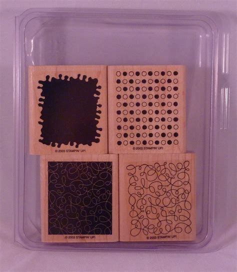 Amazon Com Stampin Up By Design Set Of Decorative Rubber Stamps Retired Arts Crafts Sewing