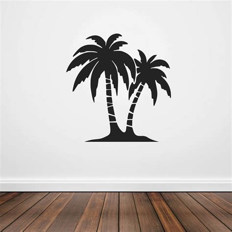 Palm Trees Stencil Plastic Mylar Stencil For Painting Walls Etsy Uk