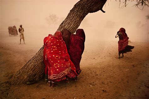 Steve Mccurry Dust Storm Rajasthan India 1983 Printed Later