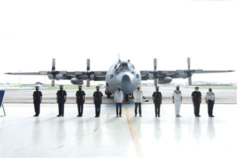 Paf Commissions C 130h Transport Aircraft Photos Gma News Online