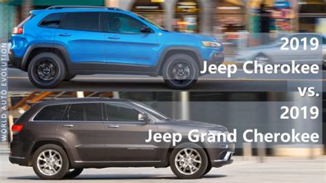 2019 Jeep Cherokee Vs 2019 Jeep Grand Cherokee Technical Comparison