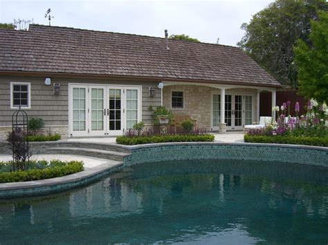 Traditional Cottage Exterior With Pool Hgtv