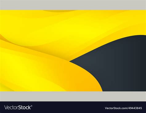 Black And Yellow Overlap Background Texture Vector Image
