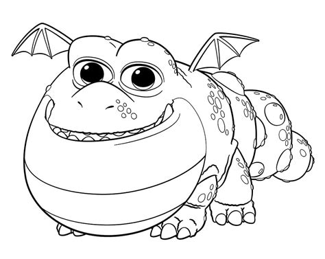Winger From Dragons Rescue Riders Coloring Page Free Printable