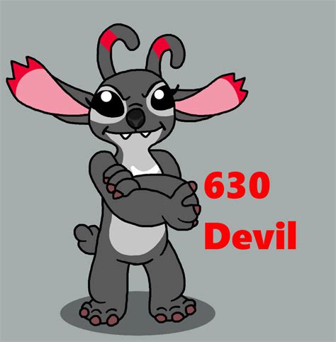 Lilo And Stitch Oc~ Experiment 630 Devil By Pandalove93 On Deviantart