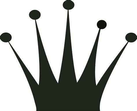 Black Queen Crown Template Free Printable Papercraft Templates