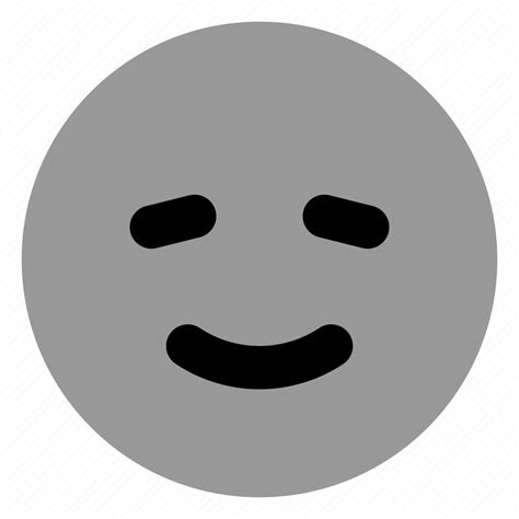 Relaxed Emoji Emoticon Emotion Expression Face Happy Icon