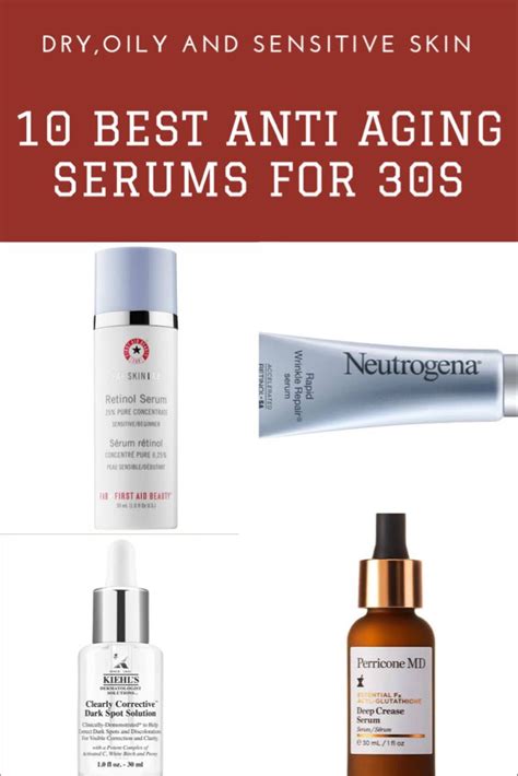 10 Best Anti Aging Serums For 30s From Drugstore To High End Brands