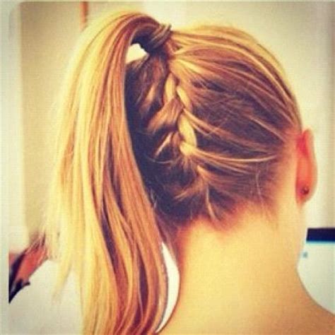 To help you, here is the guide which tells you all about how to french braid your own hair for beginners. Braid & High Ponytail | Hairstyles How To