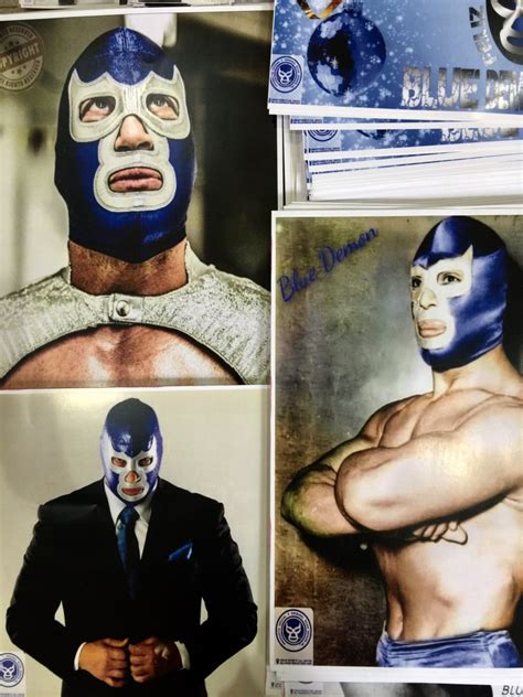 Galería Blue Demon Jr el espacio para aficionados de la lucha libre México Desconocido