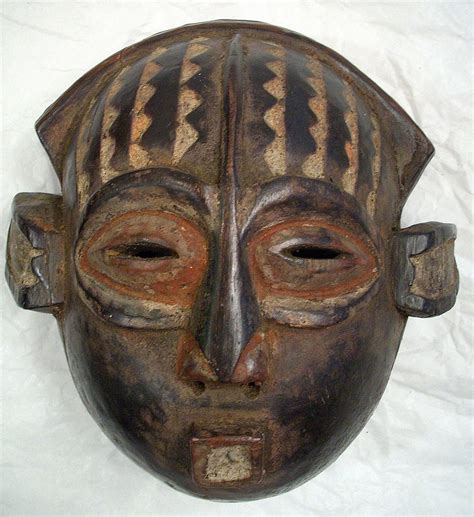 Antique African Hand Carved Wooden Mask African Art Hand Carved
