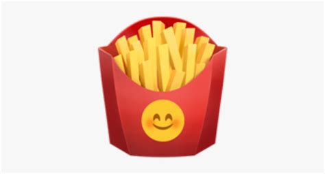 Cartoon French Fries Emoji Theyre A Perfect Side Dish To Go With